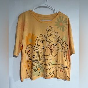 Disney Princesses Belle, Rapunzel, Mulan Floral